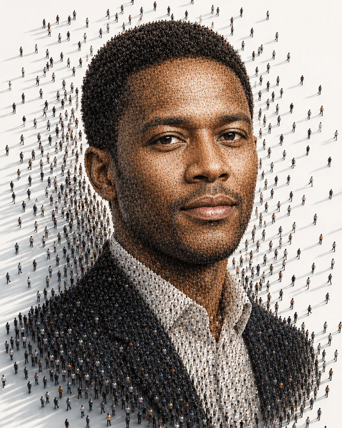 A Portrait Made of People